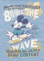 Komar Vlies Fototapete Iadx4 014 Mickey Brave The Wave | Yourdecoration.de