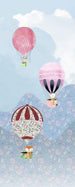 Komar Happy Balloon Vlies Fototapete 100x250cm 1-bahn | Yourdecoration.de