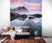 Komar Glowing Vestrahorn Vlies Fototapete 200x250cm 2-bahnen Sfeer | Yourdecoration.de