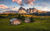 Komar Dolomitentraum Vlies Fototapete 450x280cm 9-bahnen | Yourdecoration.de