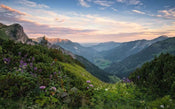 Komar Naturpark Allgauer Hochalpen Vlies Fototapete 450x280cm 9-bahnen | Yourdecoration.de